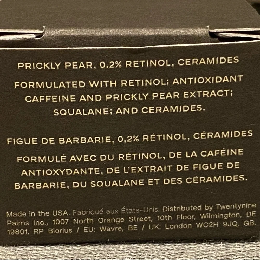 Twentynine Palms Mira Luna eye cream vegan MSRP $97. Contains retinol